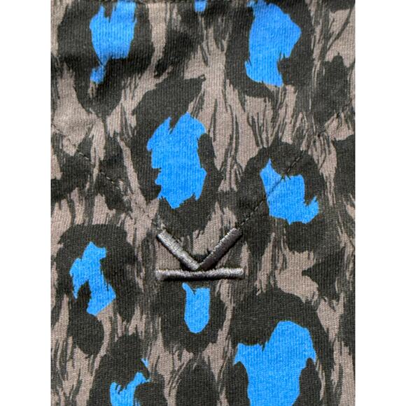 KENZO Paris Leopard Print Blue / Grey / Black T-Shirt Size S - Picture 8 of 11